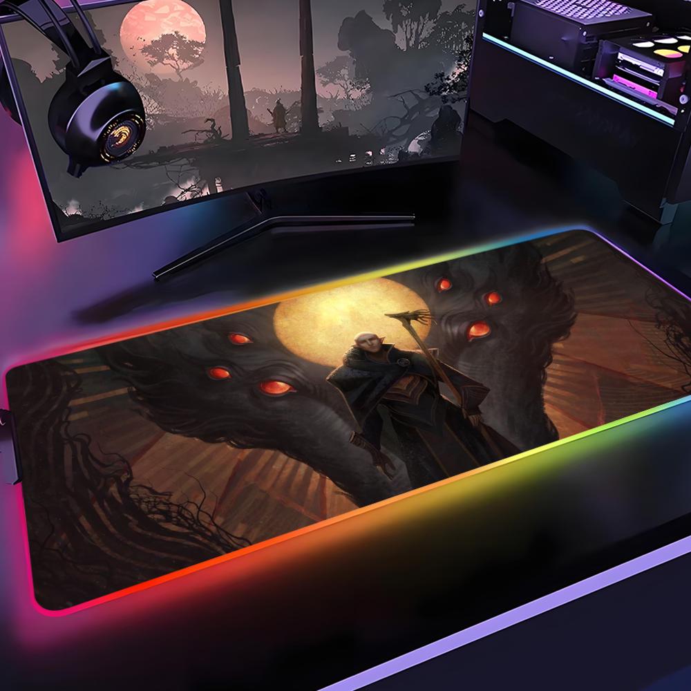 Desk Setup Rgb - Dragon Age The Veilguard Mouse Pad
