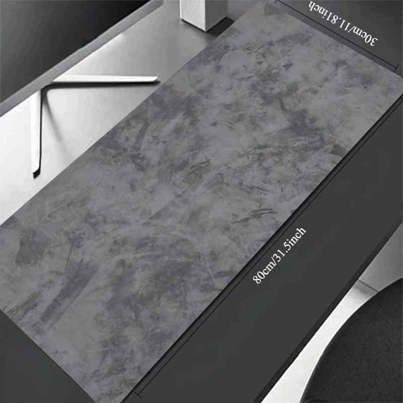 Desk Setup Pc And Laptop - CIFBUY Mermer Dokulu Oyun Mouse Pad'i