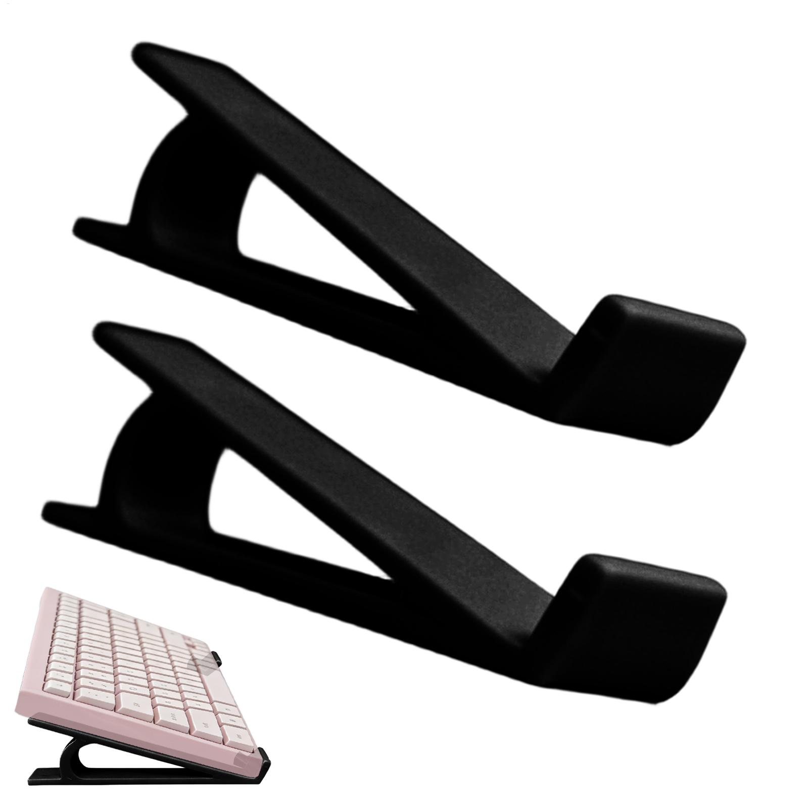 Desk Setup Gaming - Ergonomik Kaymaz Klavye Yükseltici 2 Adet