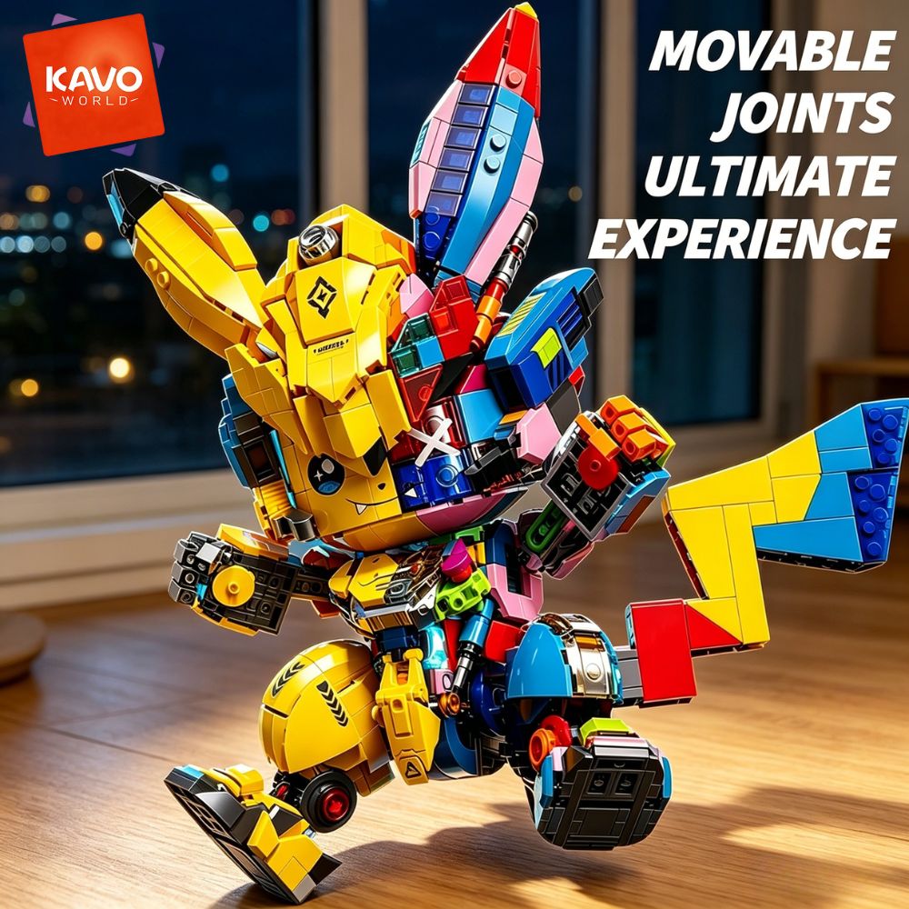 Yellow Desk Setup - KAVOWORLD 1505 Parça Mekanik Fare Mecha