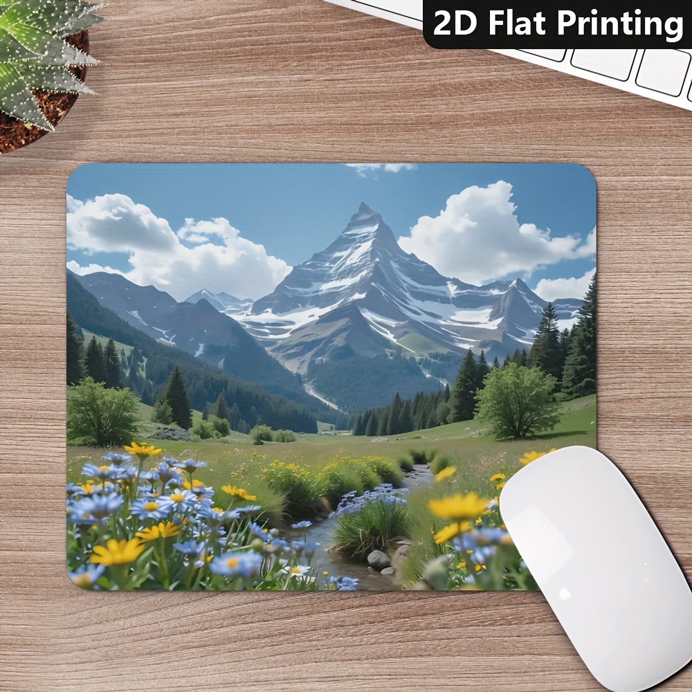 Desk Setup Pc And Laptop - Oyun Ofisi Kaymaz Mouse Pad Manzaralı