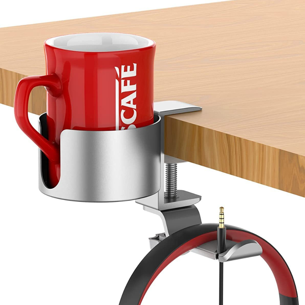 Desk Setup Gaming - 360 ° Döner Masaüstü Kulaklık Tutucu,