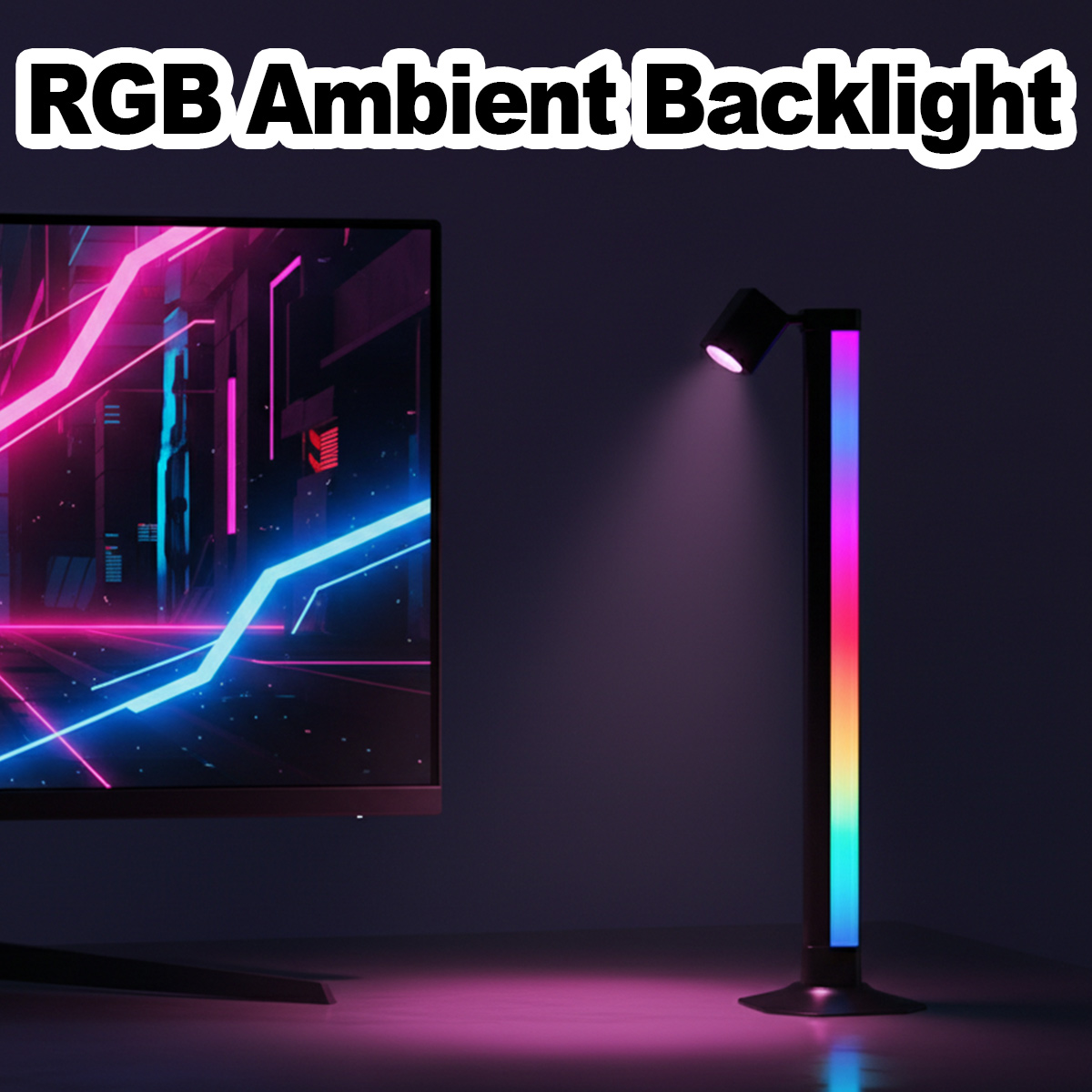 Desk Setup Rgb - Akıllı Işık Çubuğu LED RGB Müzik