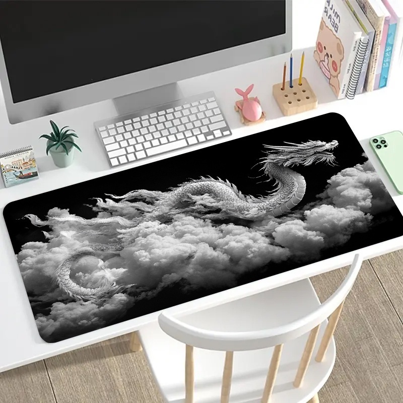 Siyah Beyaz Ejderha Oyuncu Mou - Desk Setup Pc And Laptop incelemesi ve fiyatı