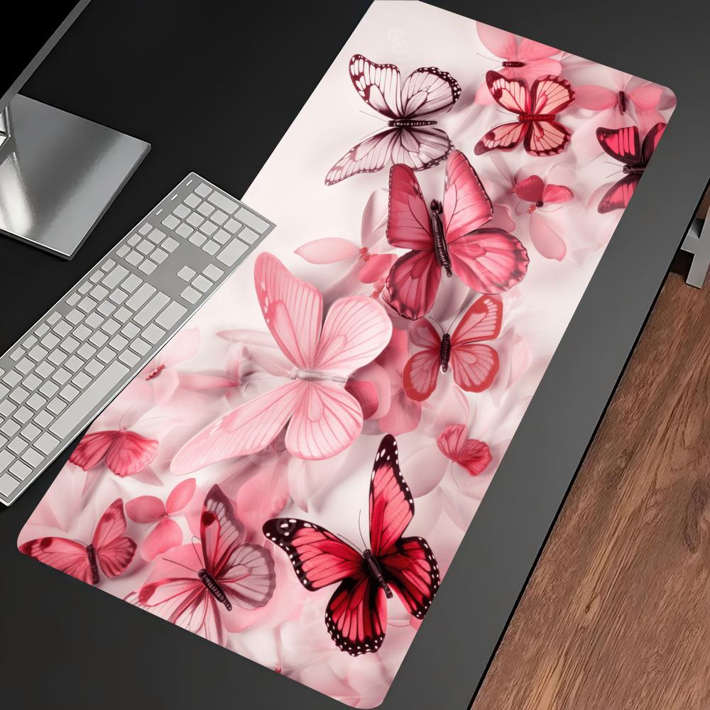 Sulu Boya Pembe Kelebek Desenl - Desk Setup Pc And Laptop incelemesi ve fiyatı