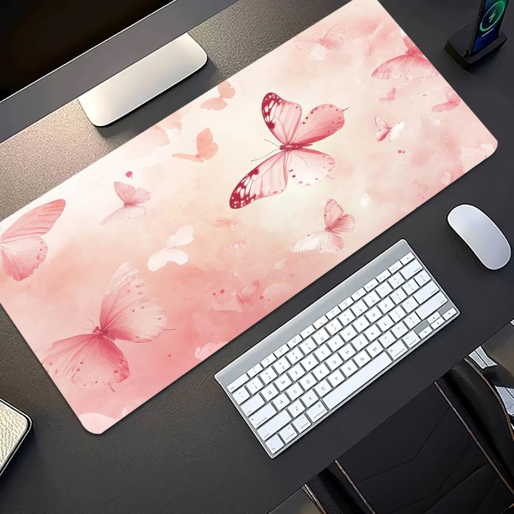Sulu Boya Pembe Kelebek Desenl - Desk Setup Pc And Laptop incelemesi ve fiyatı