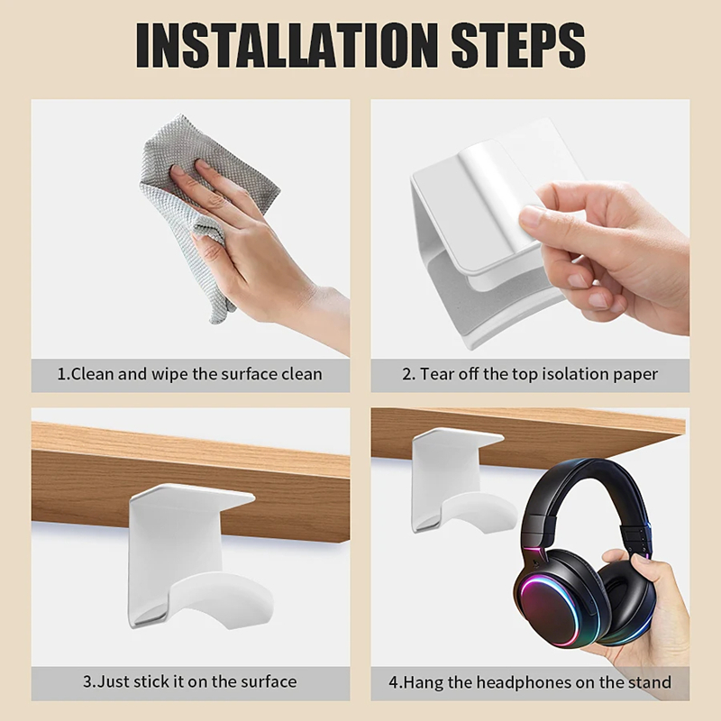 Evrensel Kulaklık Standı Yapış - Desk Setup Gaming incelemesi ve fiyatı