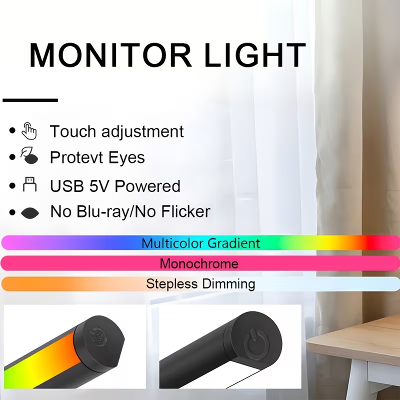 Monitör Işık Çubuğu LED Bilgis - Desk Setup Rgb incelemesi ve fiyatı