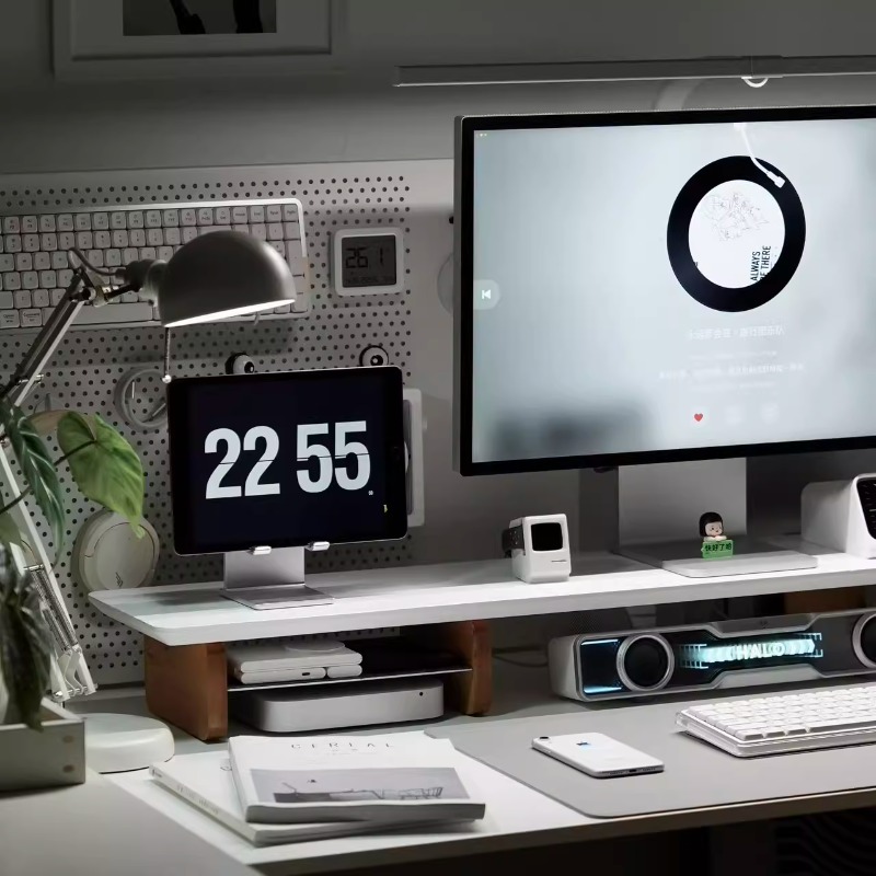 Modern Monitör Yükseltici Stan - Desk Setup For Laptop And Monitor incelemesi ve fiyatı