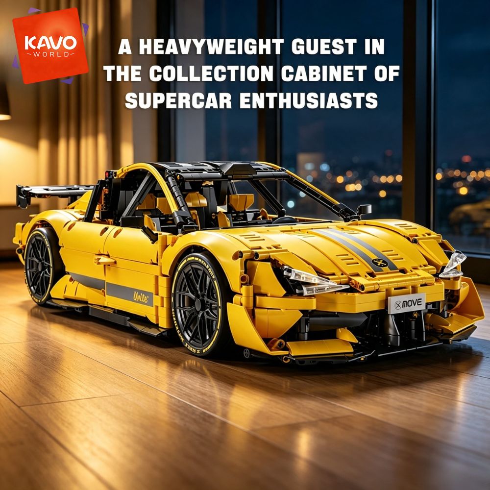 KAVOWORLD 2143 parça Sarı 1:10 - Yellow Desk Setup incelemesi ve fiyatı
