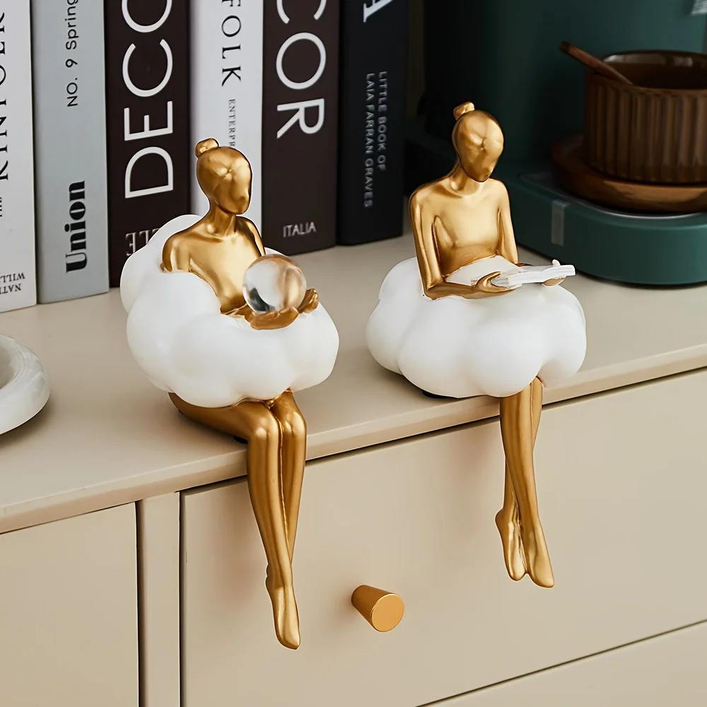 Bulut Kız Heykel Soyut Sanat Ş - Desk Setup Design incelemesi ve fiyatı