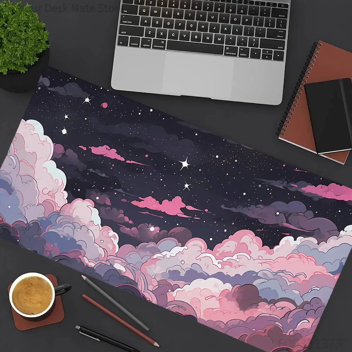 Sevimli Pembe Mor Anime Kauçuk - Desk Setup Pc And Laptop incelemesi ve fiyatı
