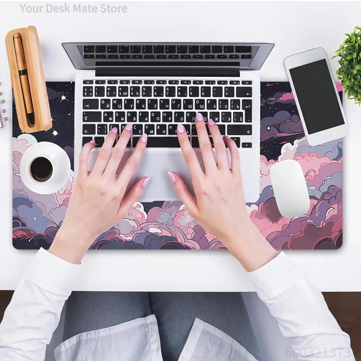 Sevimli Pembe Mor Anime Kauçuk - Desk Setup Pc And Laptop incelemesi ve fiyatı