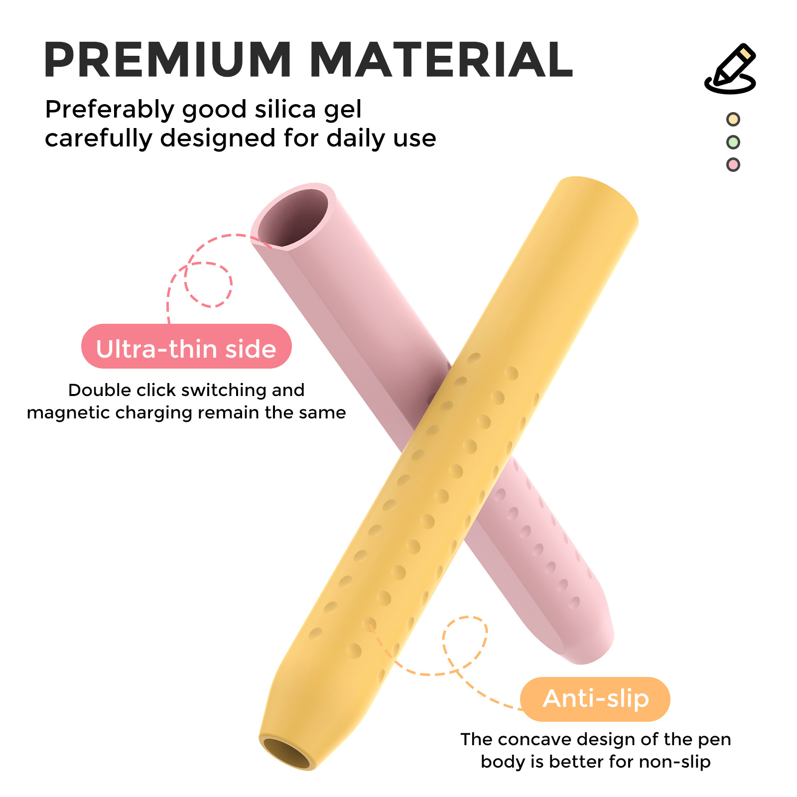 Apple Pencil 1 2 3 için 1 PC S - Pen Cup Magnetic incelemesi ve fiyatı
