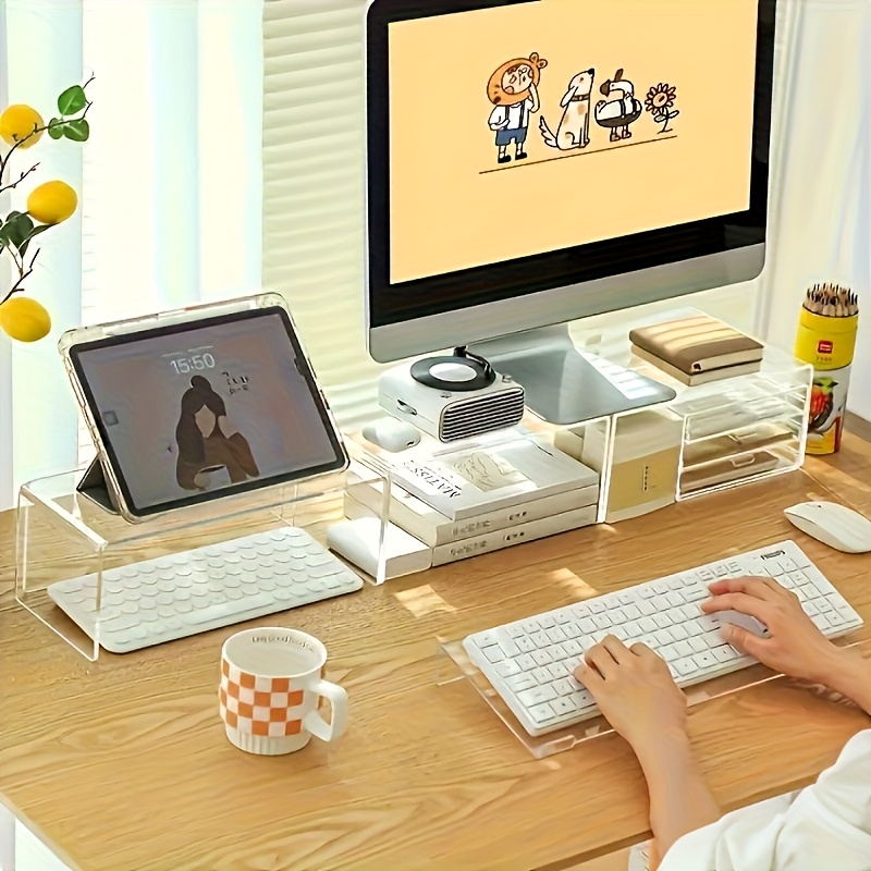 Akrilik klavye standı, şeffaf  - Desk Setup Design incelemesi ve fiyatı
