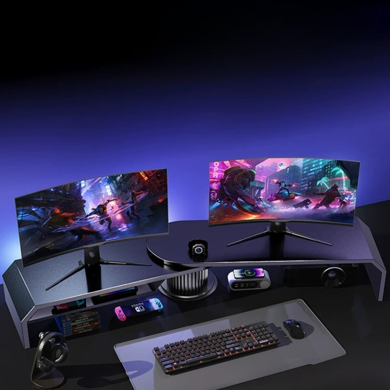 Oyun Çift Monitör Standı Ofis  - Desk Setup For Laptop And Monitor incelemesi ve fiyatı