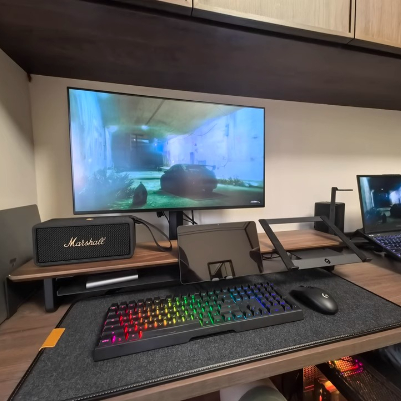 Modüler Monitör Yükseltici Sta - Desk Setup For Laptop And Monitor incelemesi ve fiyatı