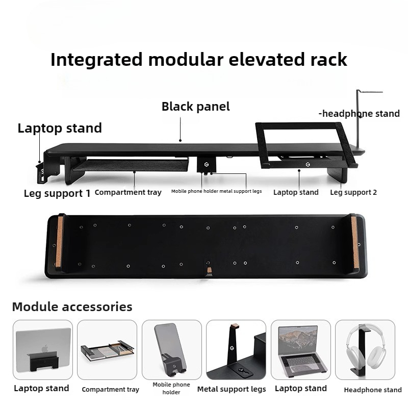 Modüler Monitör Yükseltici Sta - Desk Setup For Laptop And Monitor incelemesi ve fiyatı