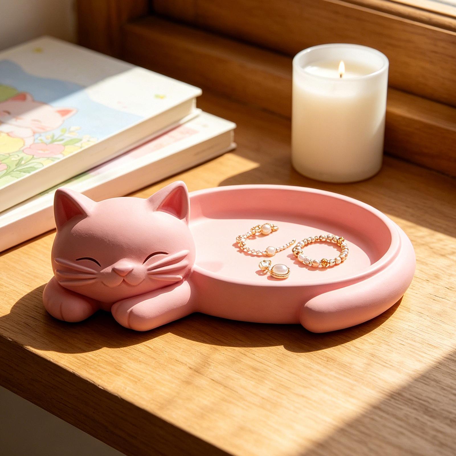 Kedi Şekilli Takı Organizatör  - Desk Setup Design incelemesi ve fiyatı
