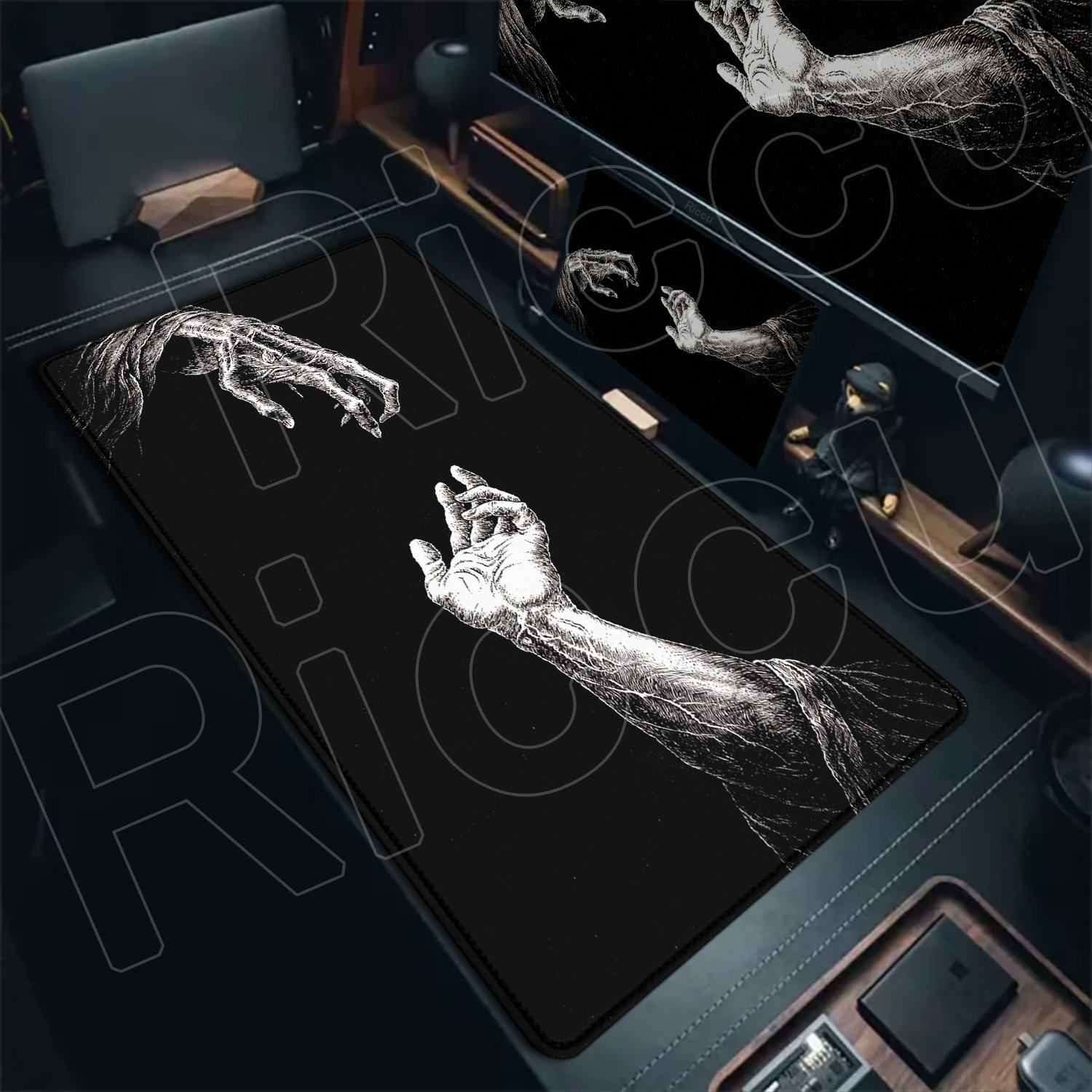 HD Büyük Siyah Beyaz XXL Gotik - Desk Setup Pc And Laptop incelemesi ve fiyatı
