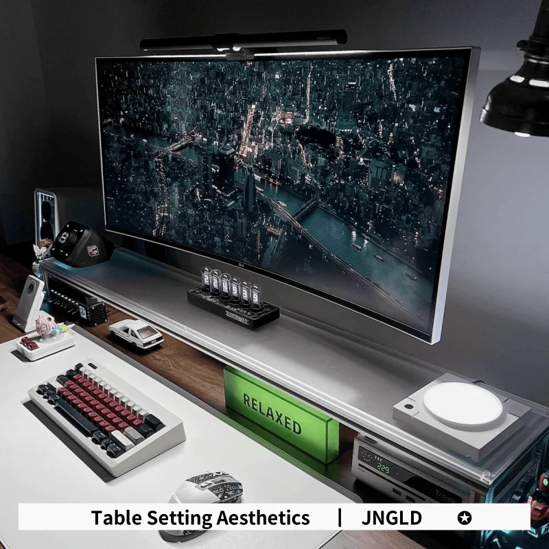 Alüminyum Monitör Standı Akril - Desk Setup For Laptop And Monitor incelemesi ve fiyatı