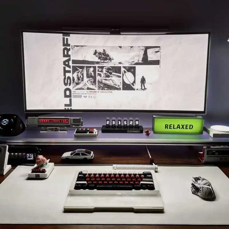 Alüminyum Monitör Standı Akril - Desk Setup For Laptop And Monitor incelemesi ve fiyatı