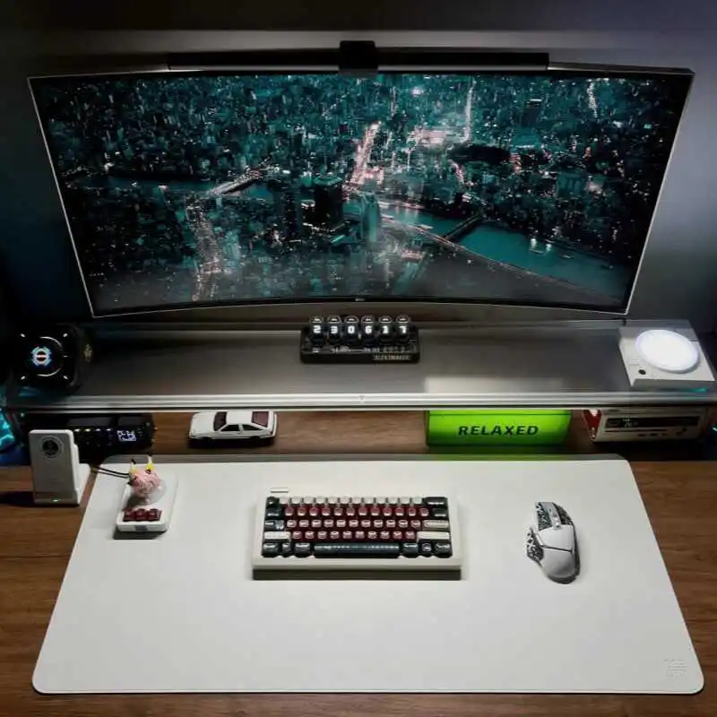 Alüminyum Monitör Standı Akril - Desk Setup For Laptop And Monitor incelemesi ve fiyatı