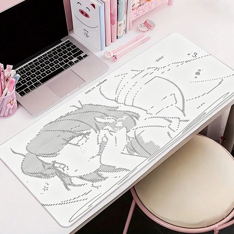 1 adet deri Mouse Pad Anime me - Desk Setup Cute incelemesi ve fiyatı