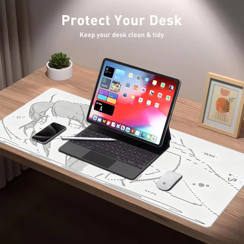 1 adet deri Mouse Pad Anime me - Desk Setup Cute incelemesi ve fiyatı
