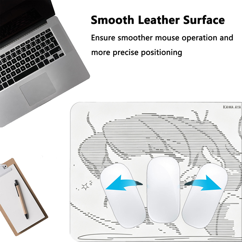 1 adet deri Mouse Pad Anime me - Desk Setup Cute incelemesi ve fiyatı